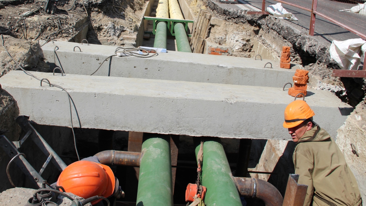 «Квадра» завершает первый этап замены теплосети по ул. Князя Трубецкого в Белгороде