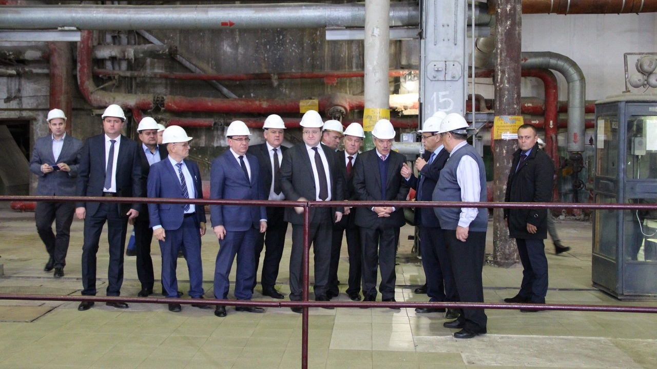 Семен Сазонов и Евгений Савченко провели рабочую встречу на Губкинской ТЭЦ