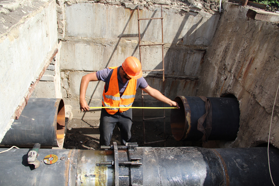 На замену ветхих участков теплосетей в Губкине сверх плана Квадра направит 30 млн рублей