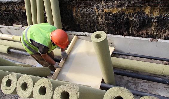 РИР Энерго строит почти километр теплосетей и сетей ГВС на ул. Сельскохозяйственная в Губкине